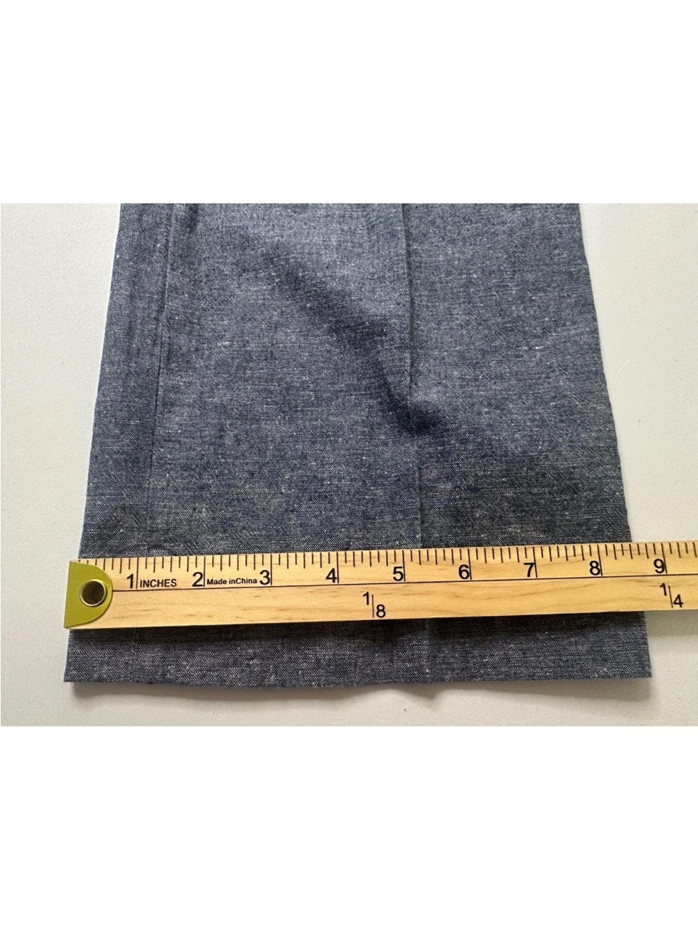 J Crew Size 6 cotton linen Gray Dress Pants Womens Flat Front Career - Picture 10 of 12